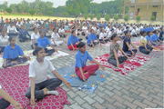 Dashmesh Parivar International School-Yoga day